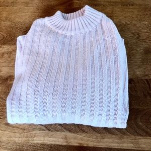 Pink Ribbed Sweater